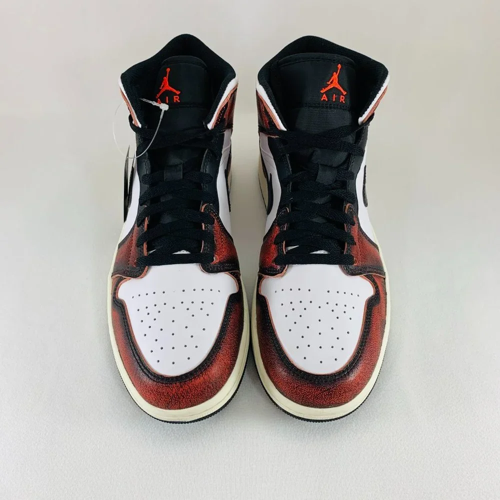 Air Jordan 1 Mid SE Wear-Away Sneakers White (Men's Sizes) New Shoes DV9565-006_5